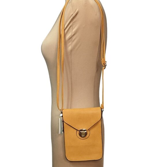AR New York Handbags - AR NEW YORK Vegan Lead Free Phone Crossbody Handbag Khaki